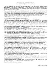 Đề thi học kì 1 môn Công nghệ - 10 trắc nghiệm - Mã đề thi 209